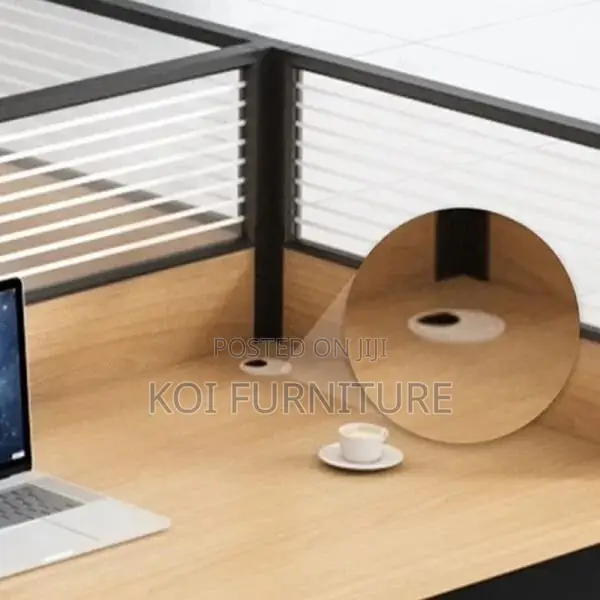 Office Workstations; One User MDF Executive Office Workstation Desk