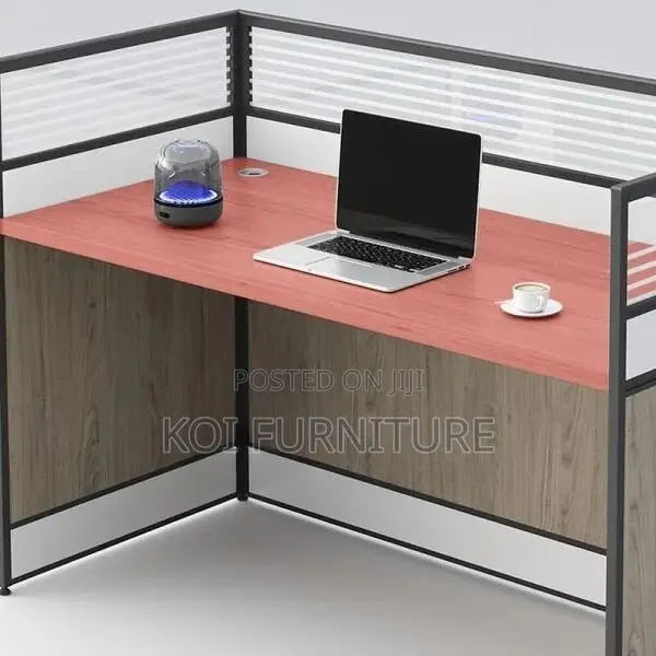 Office Workstations; One User MDF Executive Office Workstation Desk
