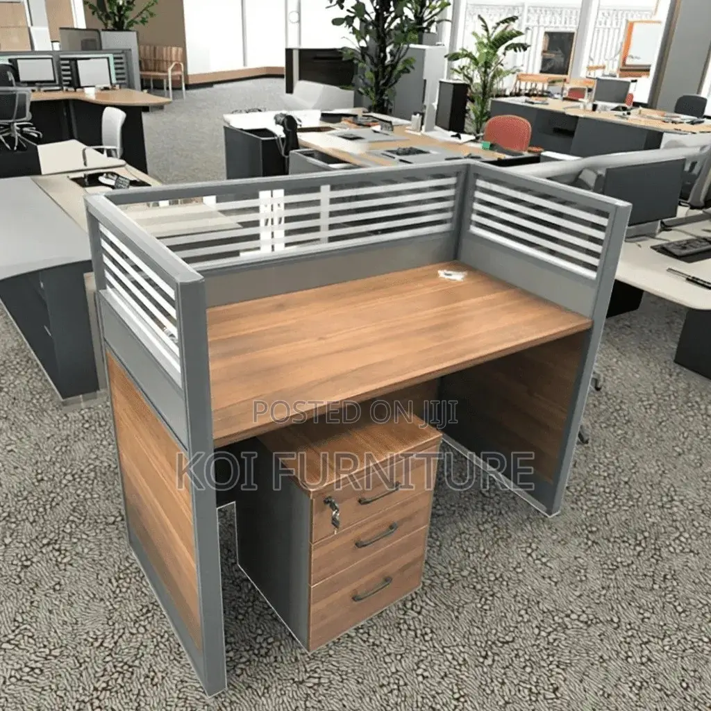 Office Workstations; One User MDF Executive Office Workstation Desk