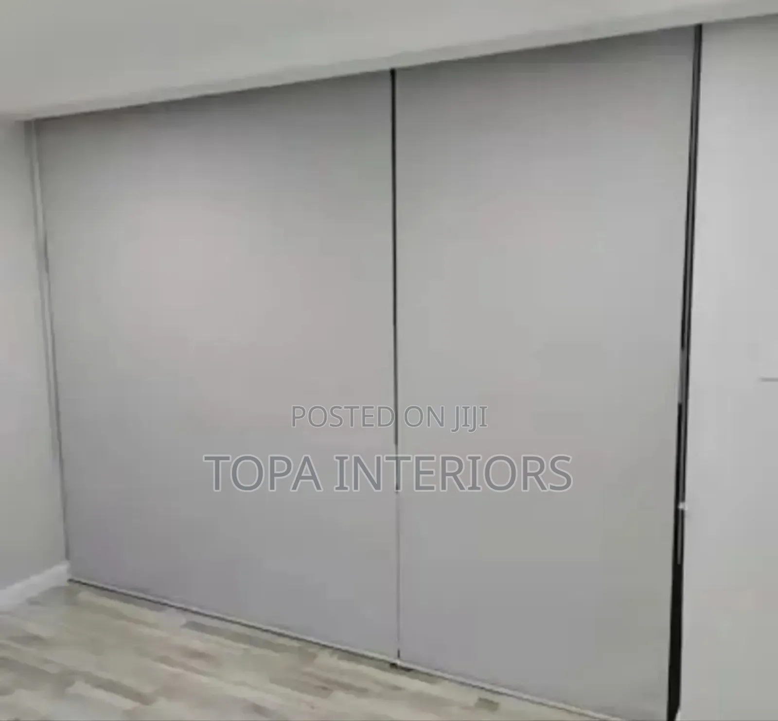 Blackout Grey Roller Blinds for Commercial and Residential Spaces