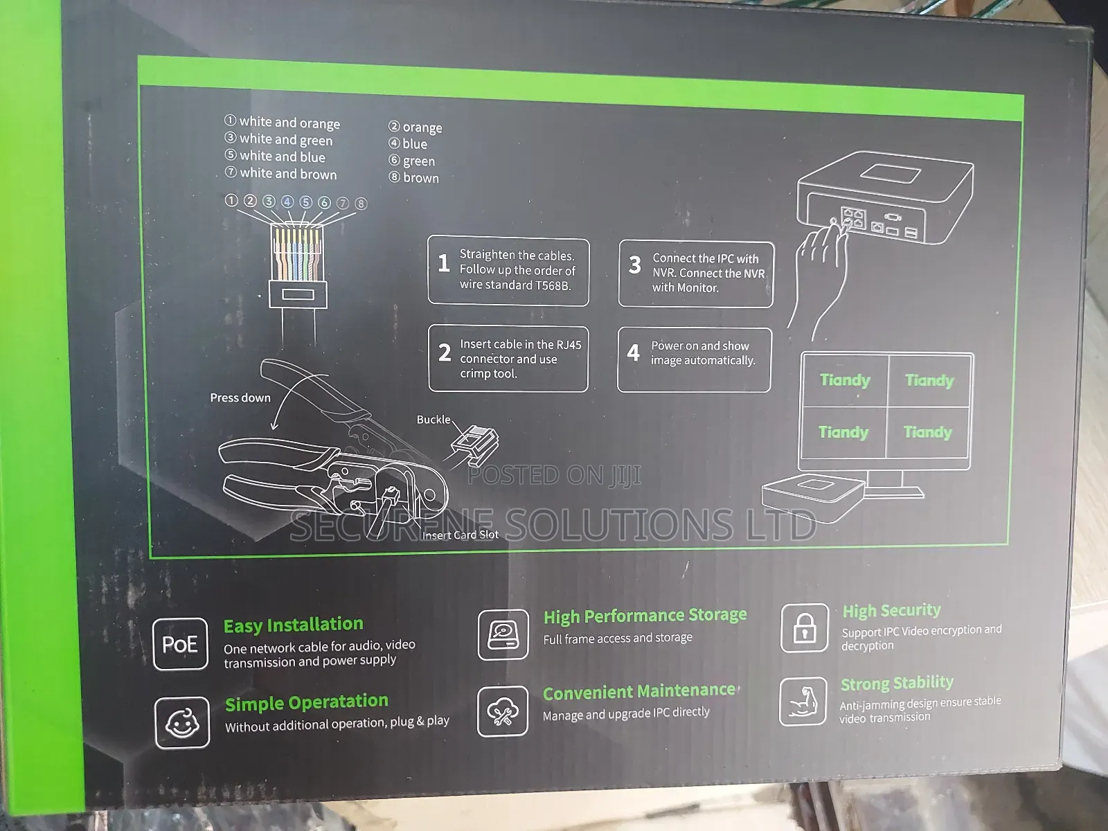 Tiandy Nvr (Network Video Recorder), Specifically Model Tc-r3108.