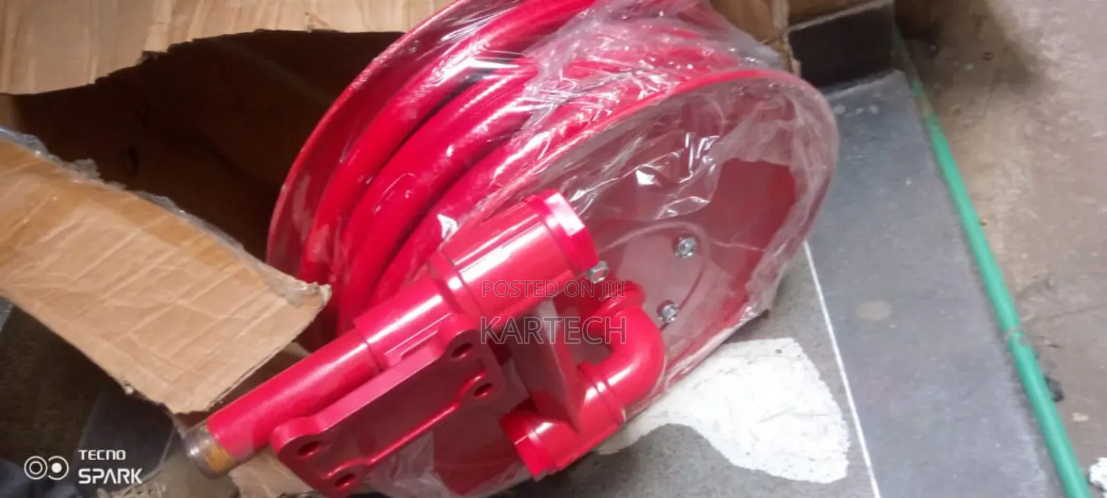 Horizon Wall Mounted Swing Fire Hose Reel 30m With Adjustable Nozzle