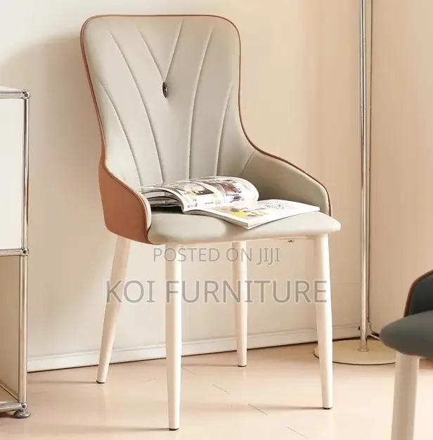 Dining Chairs; Upholstred Leather Dining Chair