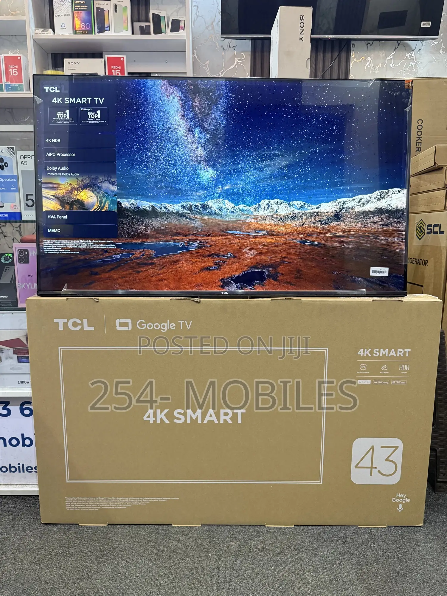 TCL V6d HDR Google TV, New 2026