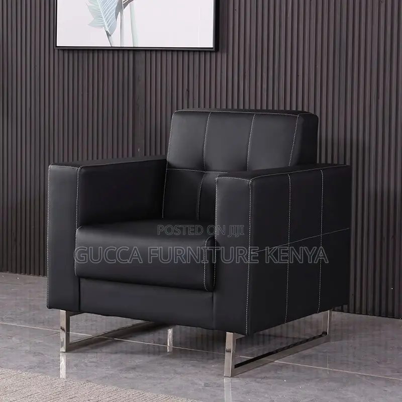 5-seater Leather Executive Reception Sofa Set