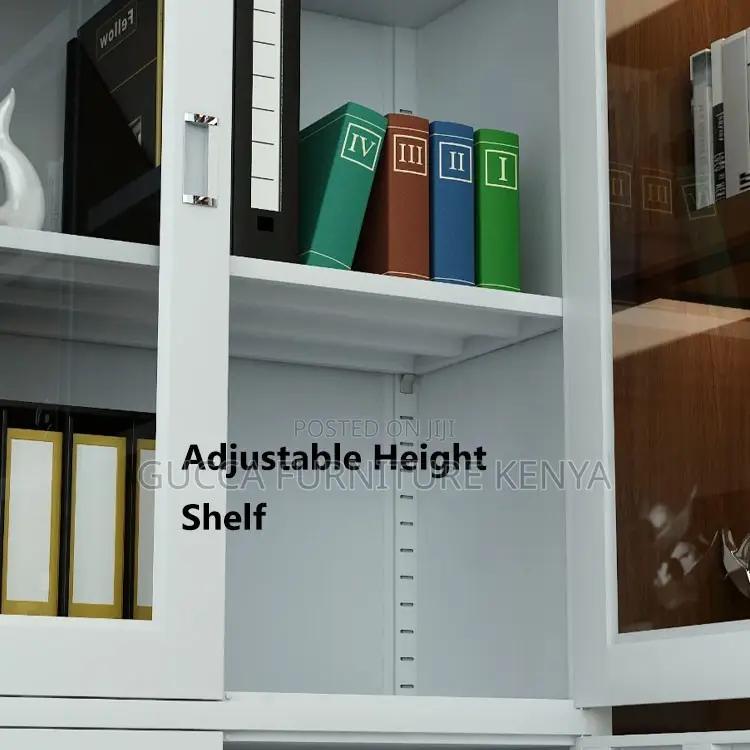 2-door Blue Steel Filling Cabinet With Safe