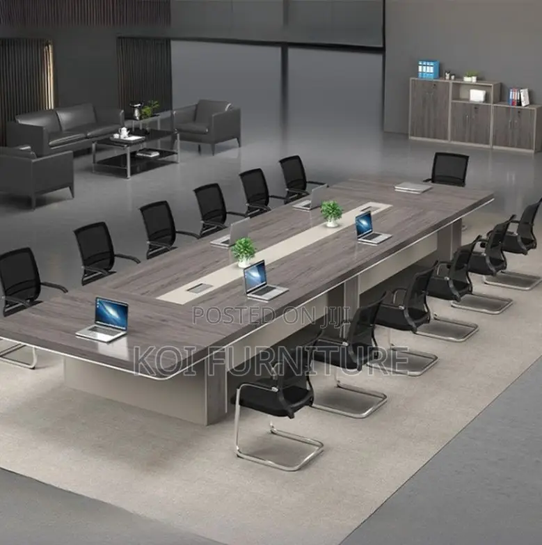 Boardroom Table; 300cm Grey Executive Boardroom Table