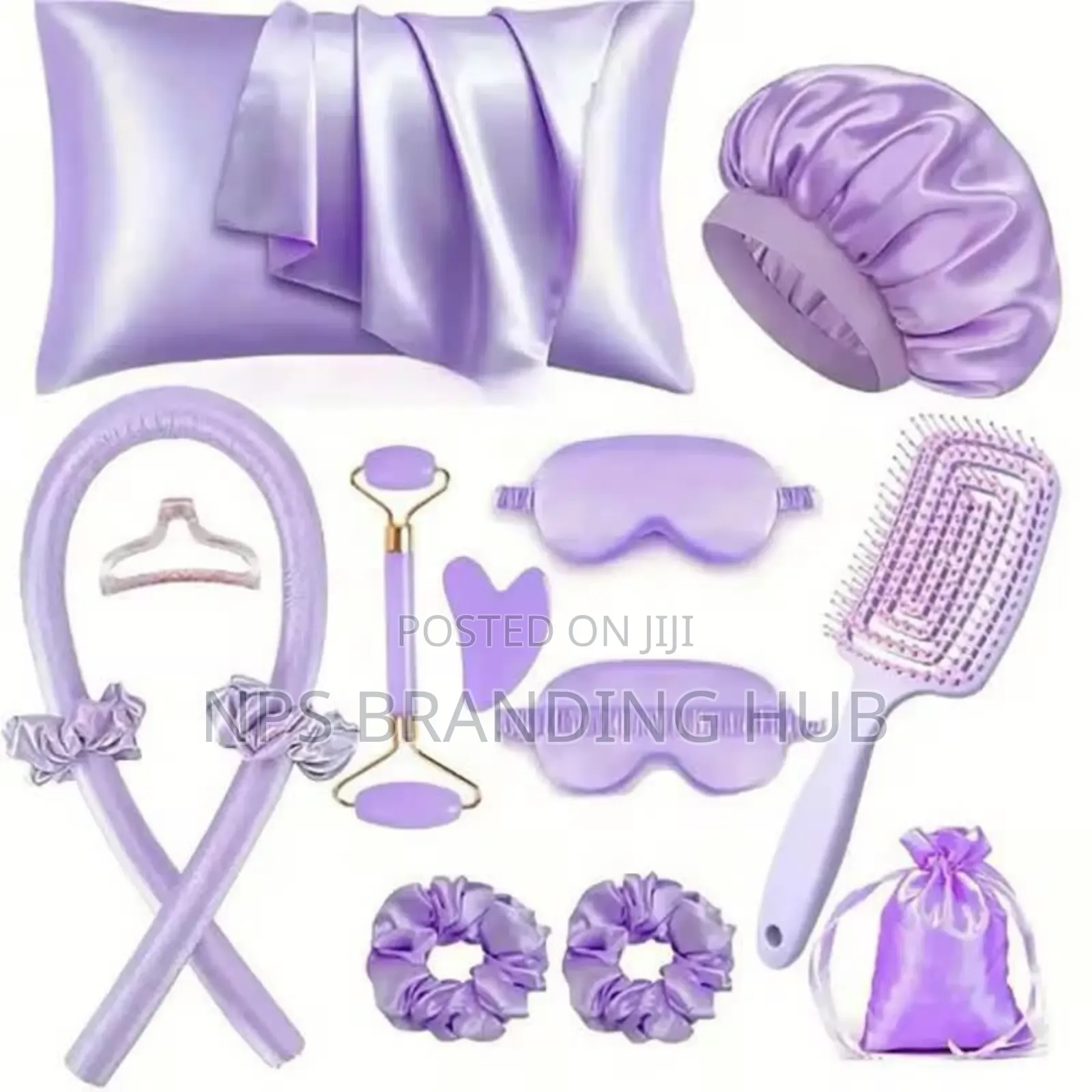 13pcs Satin Silk Beauty Sleep Set R.T