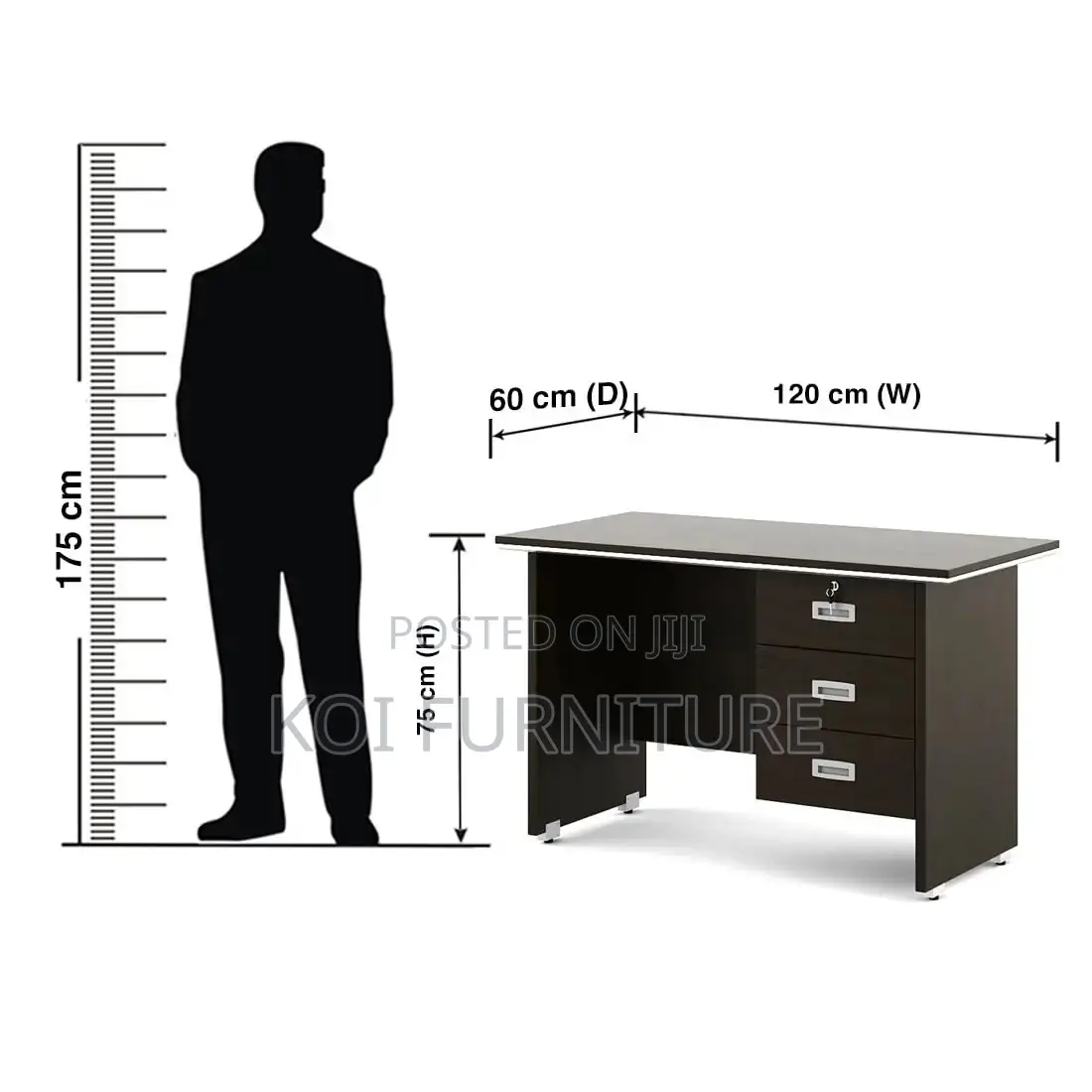 Office Desk; 1200mm Executive Home Office Desks
