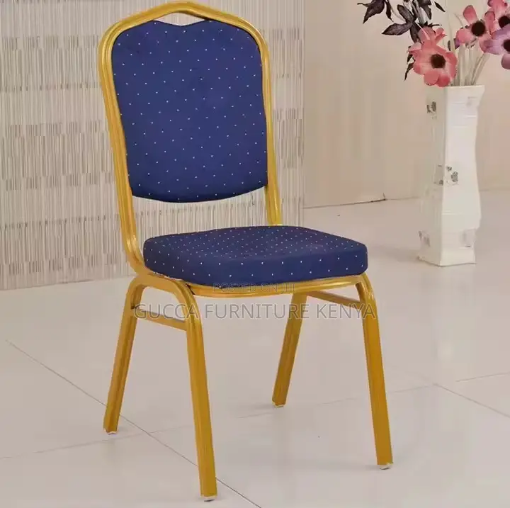 Armless Red Office Banquet Conference Chair