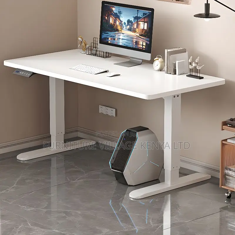 Standing Desk; 1.4 Meter Sit And Stand Electric Height Office Desk