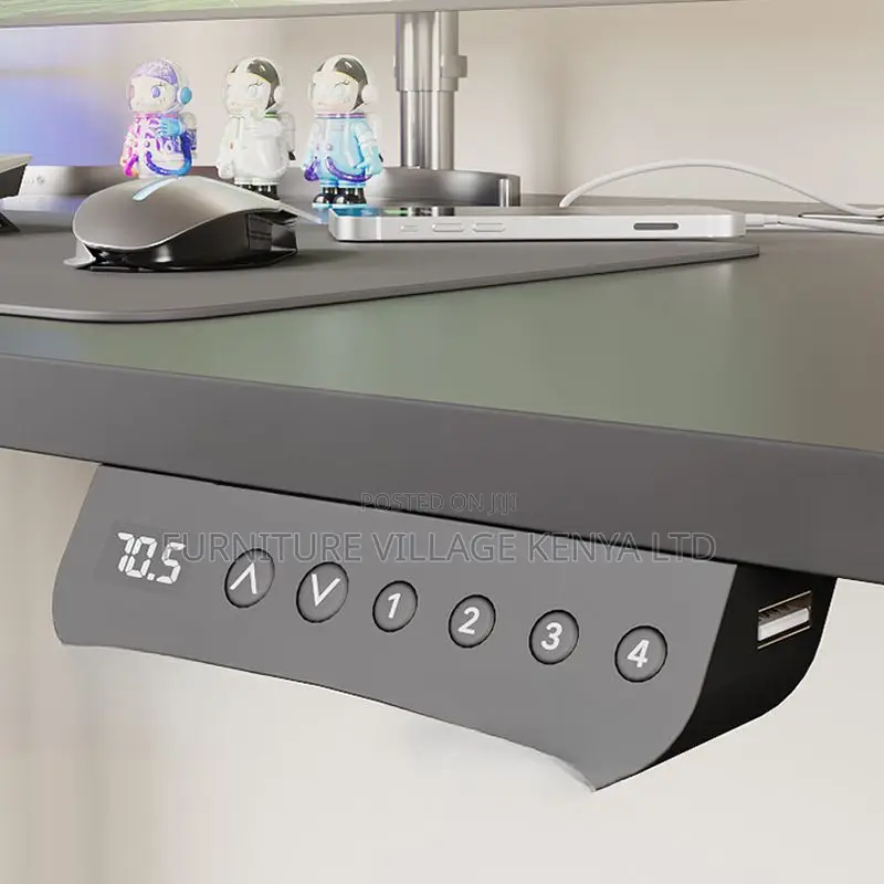 Standing Desk; 1.4 Meter Sit And Stand Electric Height Office Desk