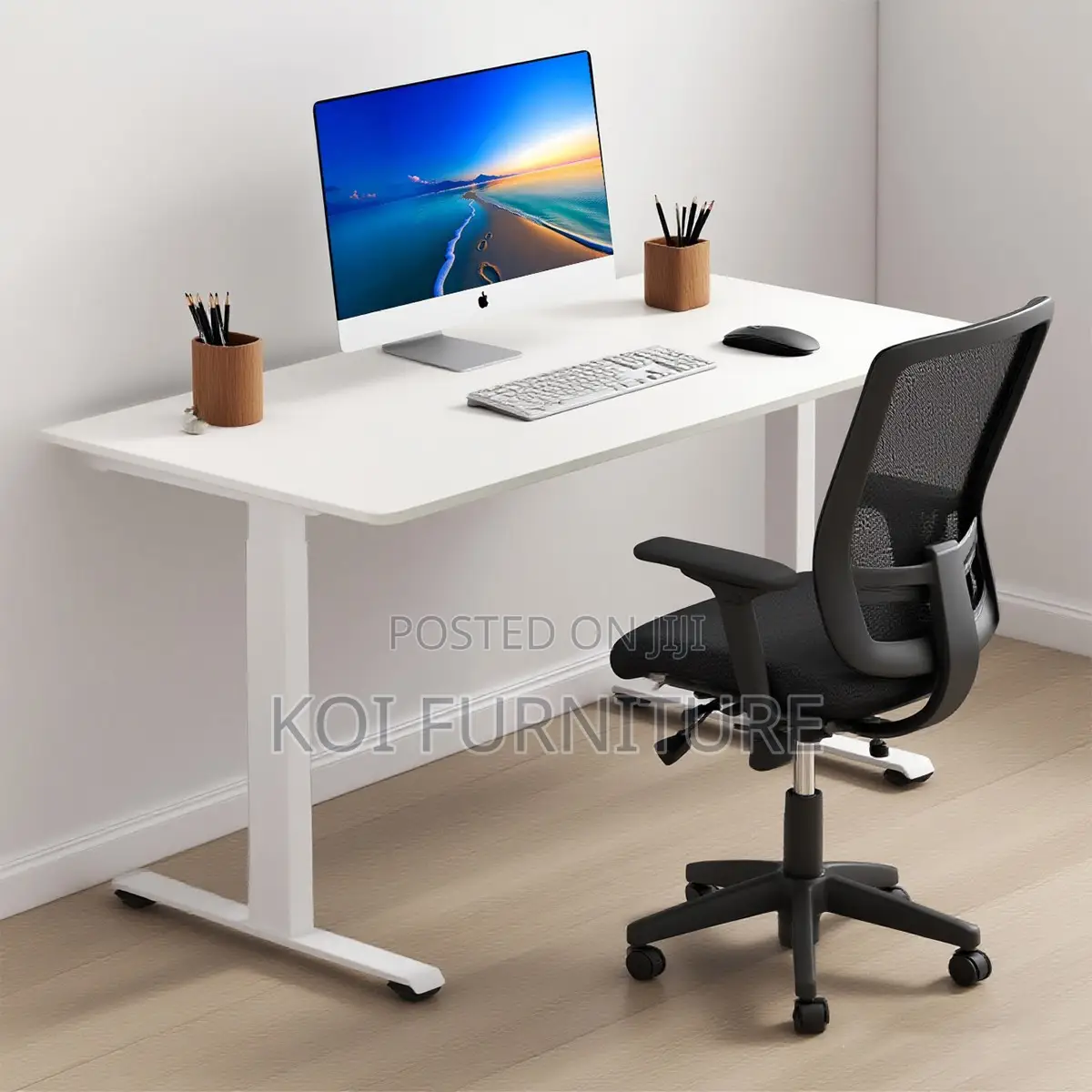 Office Desk; Electric Height Adjustable Smart Office Desk