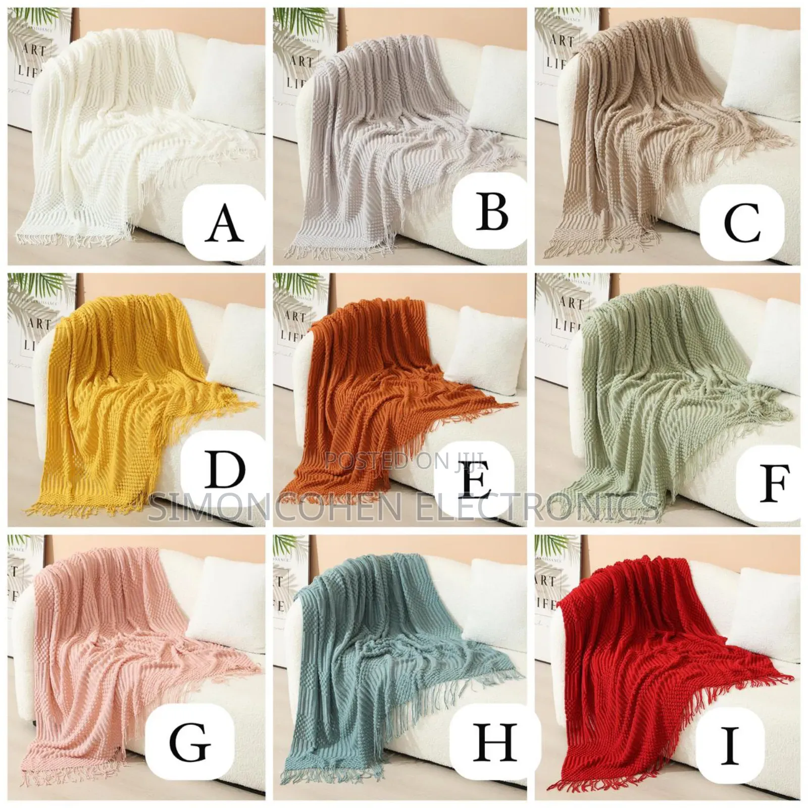 Nordic Style Sofa Throw Blanket