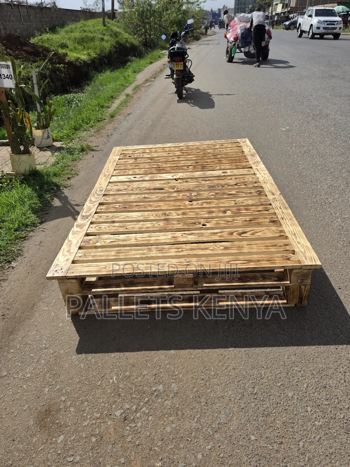 Affordable 4×6pallet Bed – Quality Wood Finish