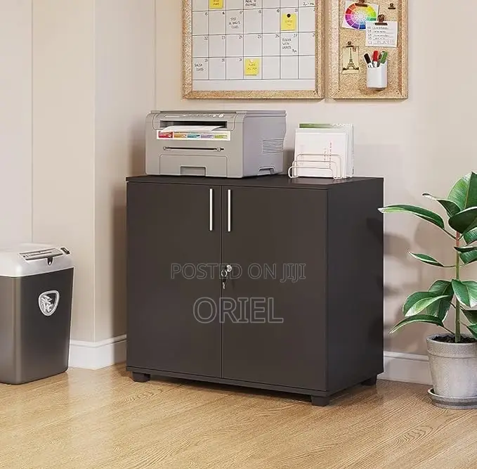 Office Cabinets: Wooden Filing and Storage Credenza Cabinet