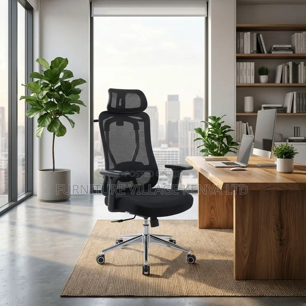 Office Chair; Orthopedic High Back Office Chair