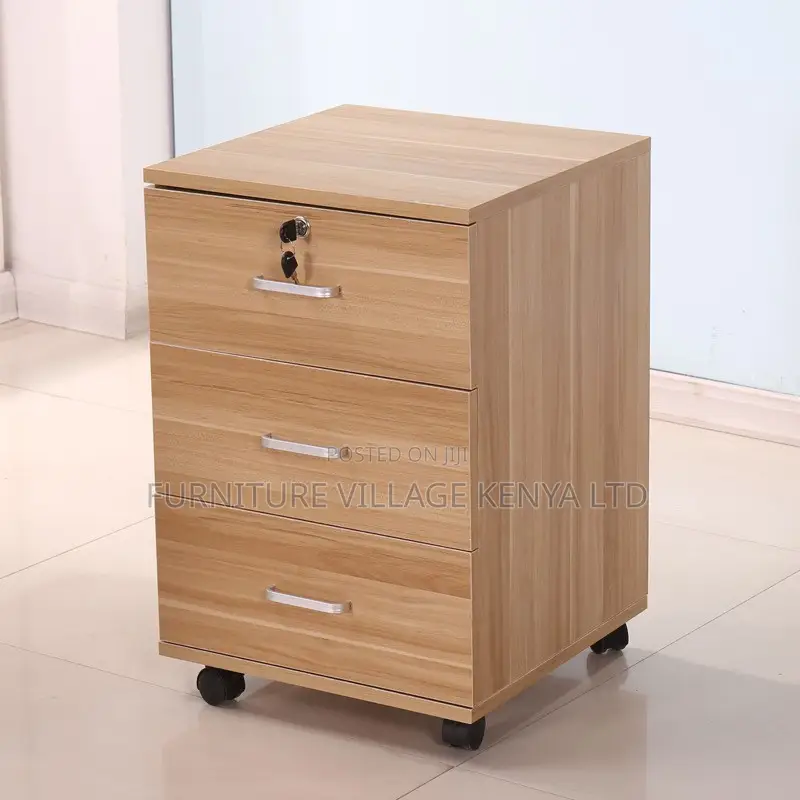 Office Cabinet; Modern Office 3 Drawer Movable Pedestal