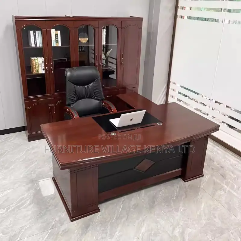 Office Desk; 1.6m Executive Mahogany Office Desk