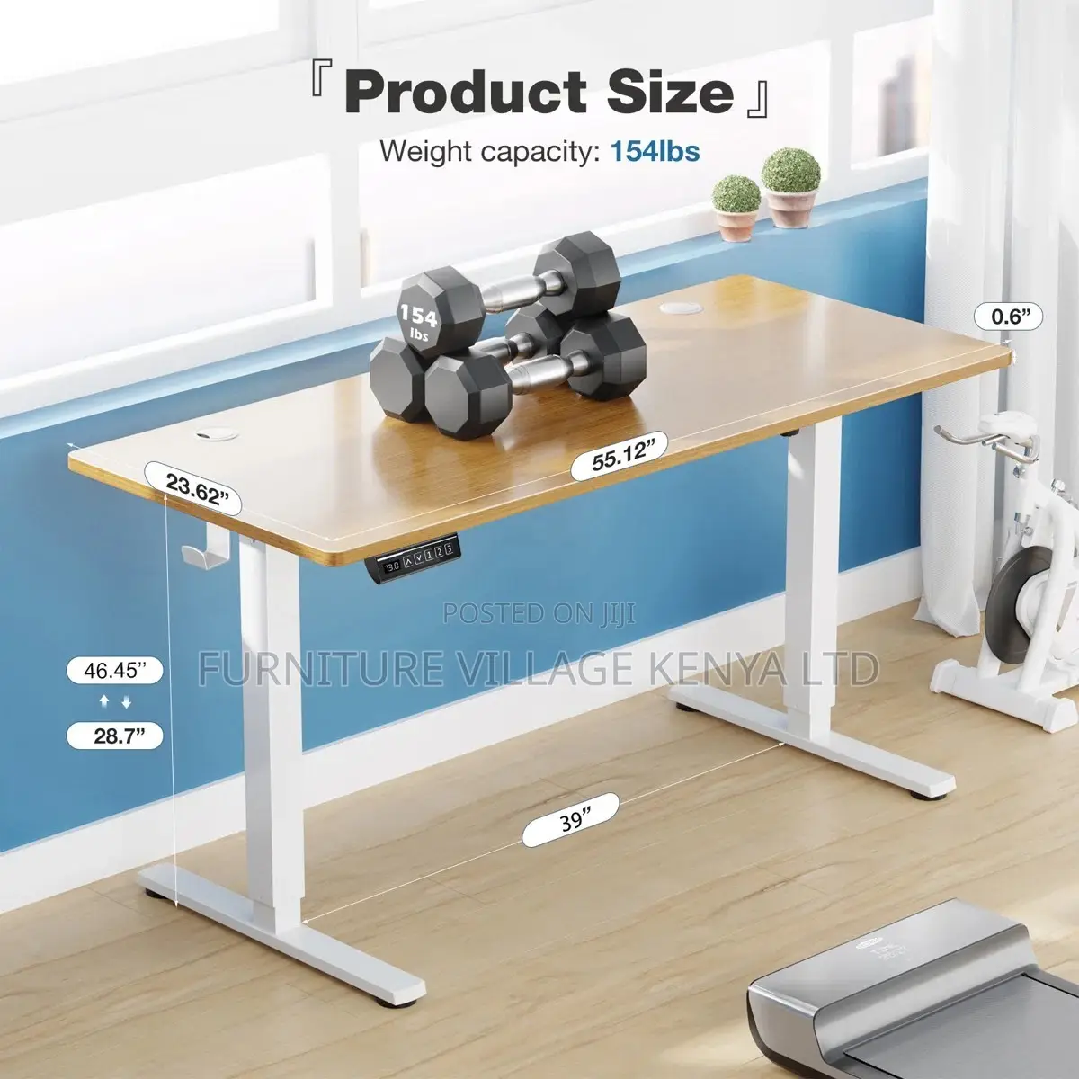 Office Desk; Electric Adjustable Height Office Desk