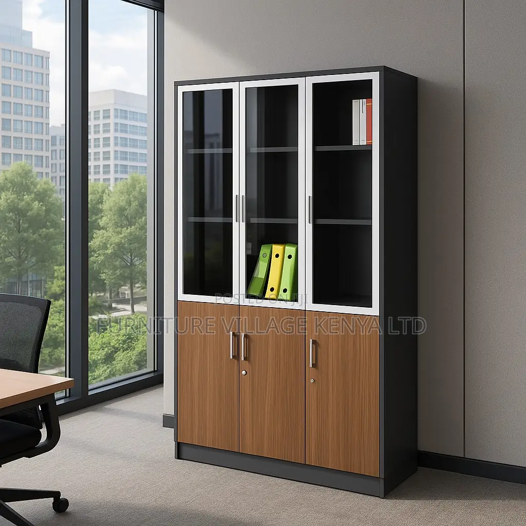 Office Cabinet; 3 Door Executive Storage Cabinet