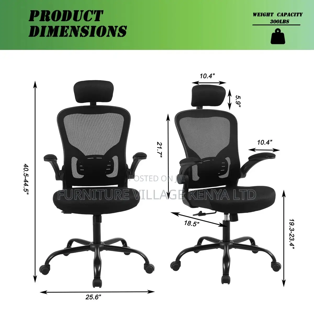 Office Chair; Ergonomic High Back Mesh Office Chair