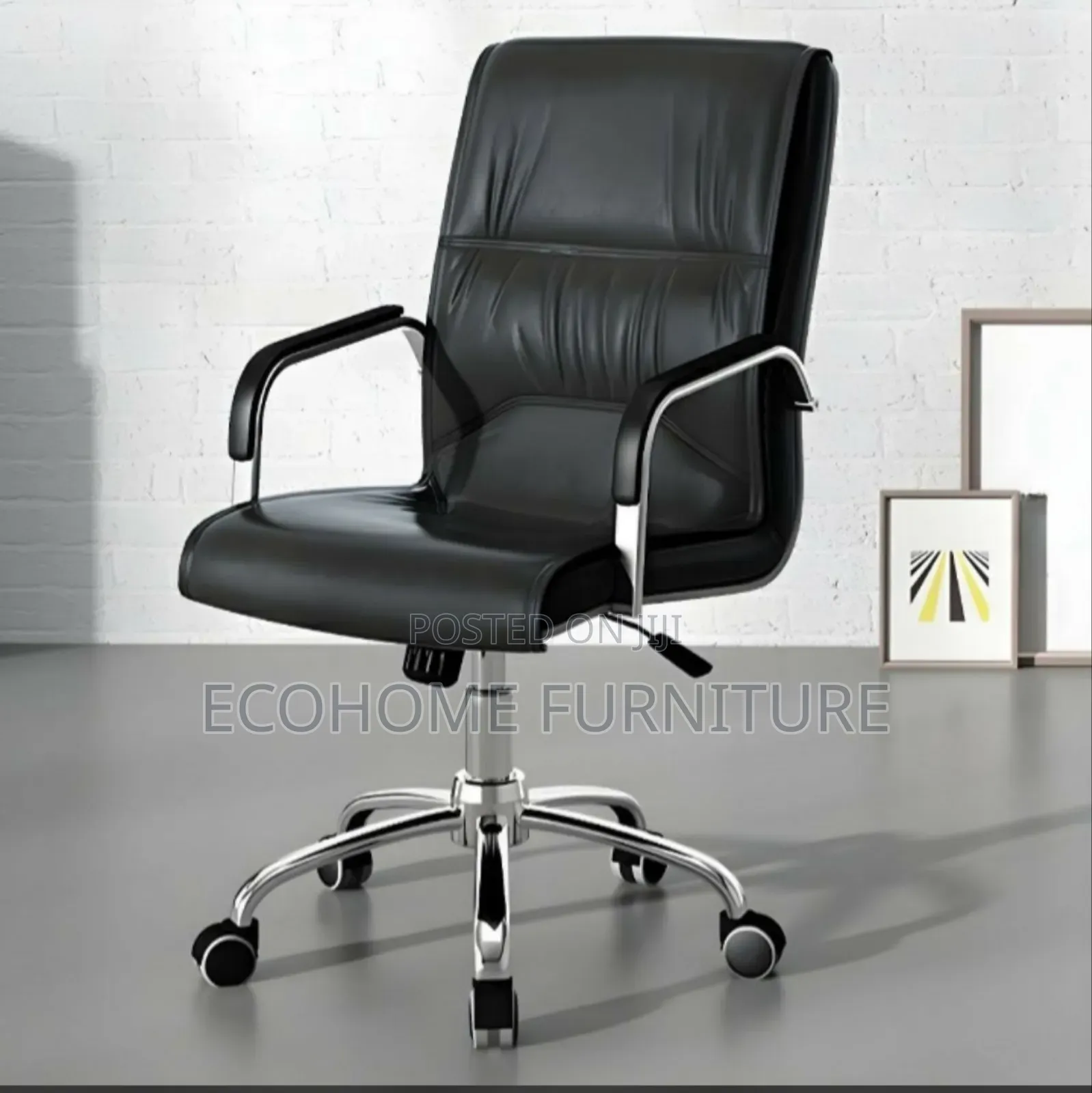 Reclining Leather Office Chair