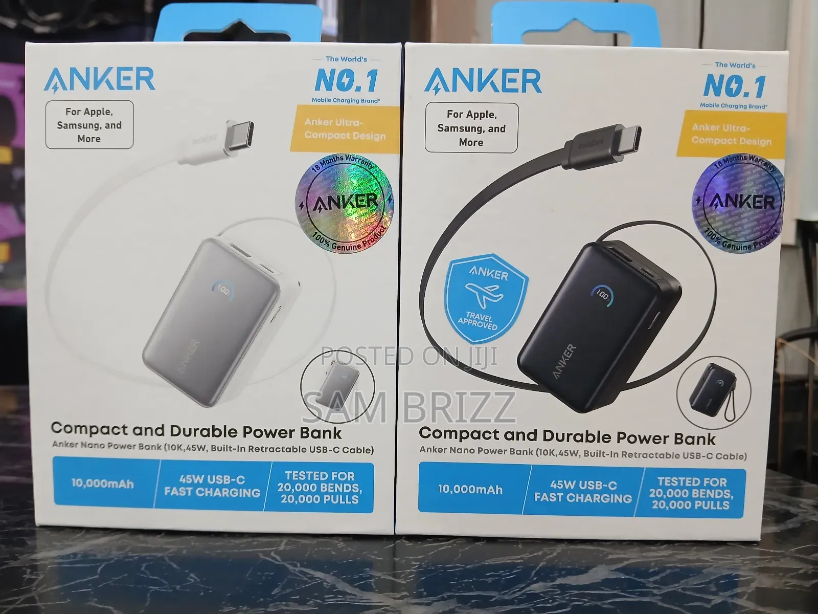 Anker Compact Powerbank 10000mah 45w