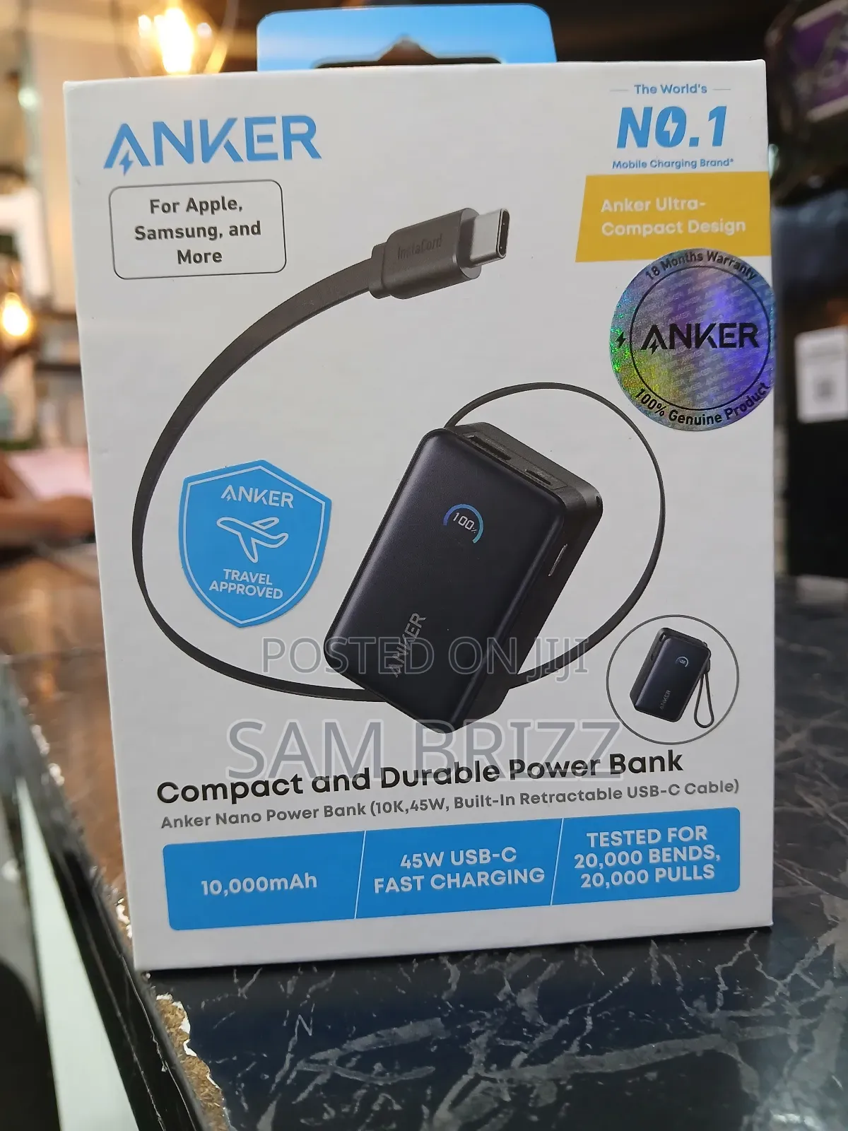 Anker Compact Powerbank 10000mah 45w