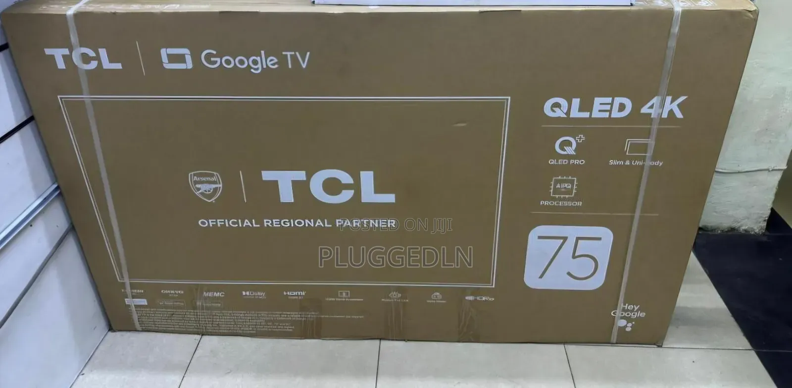 TCL 75-Inch Qled Smart Google Tv. *