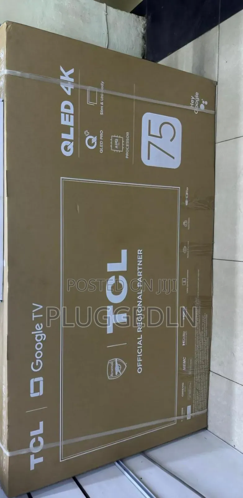 TCL 75-Inch Qled Smart Google Tv. *