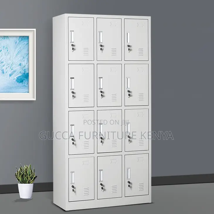 12-door's Metallic Office Filling Locker Cabinet