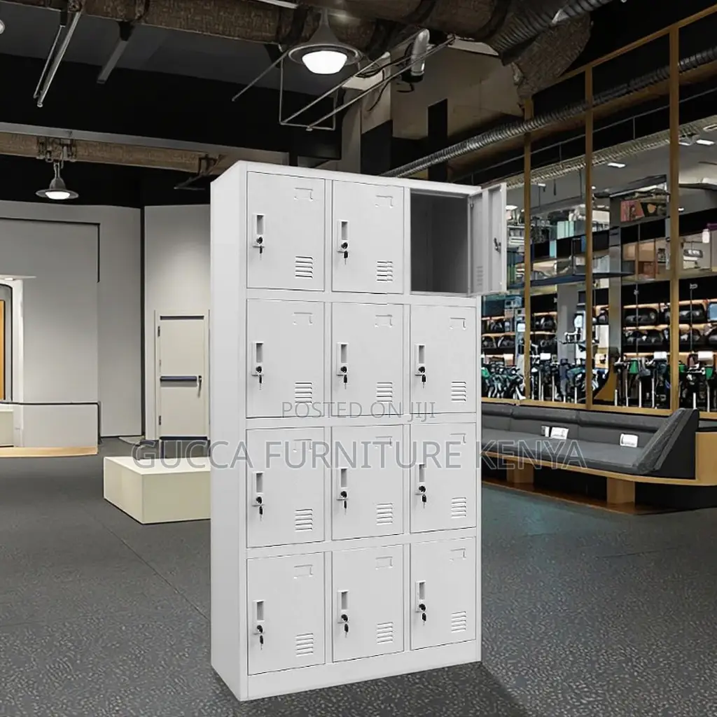 12-door's Metallic Office Filling Locker Cabinet