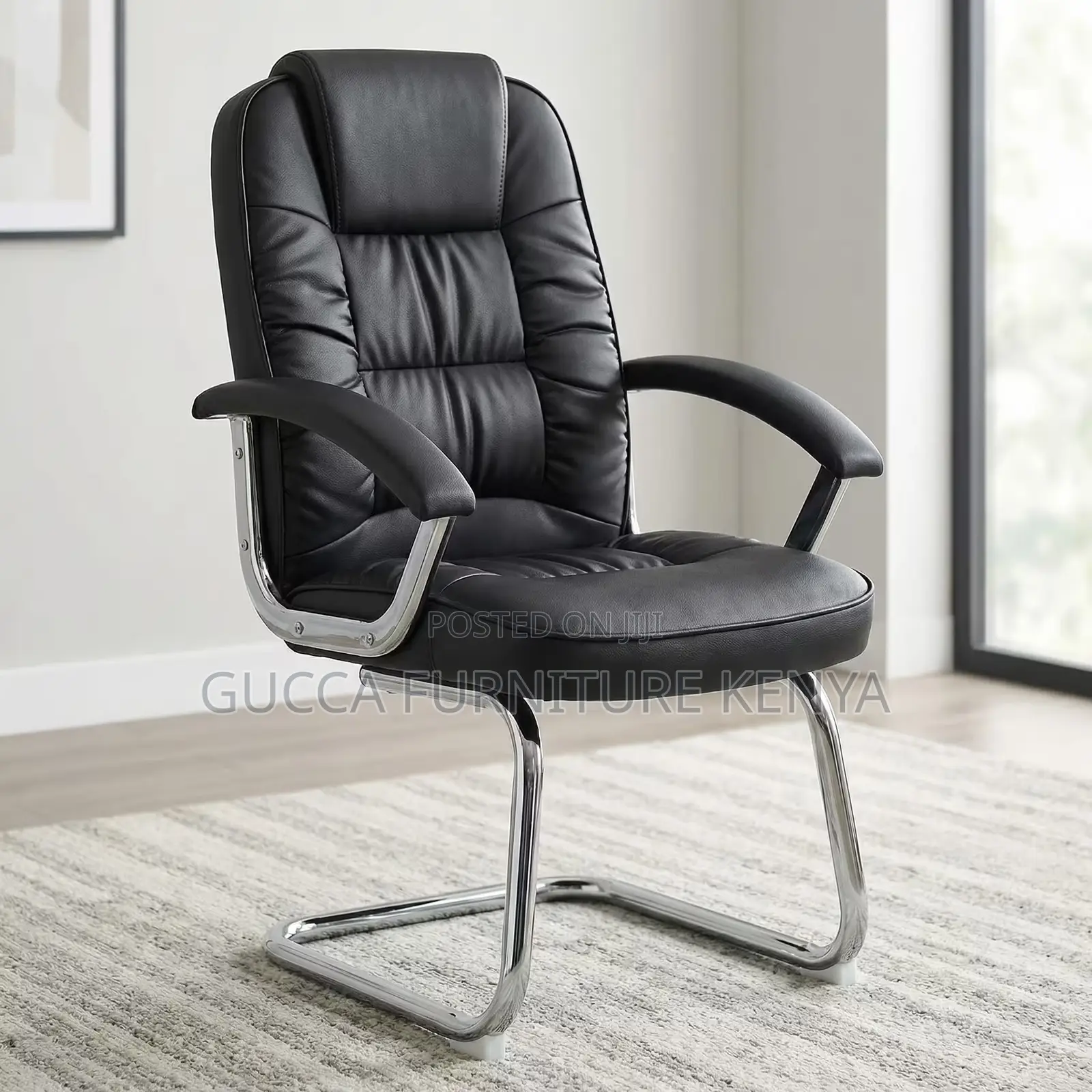 Executive Leather Office Visitor Chair