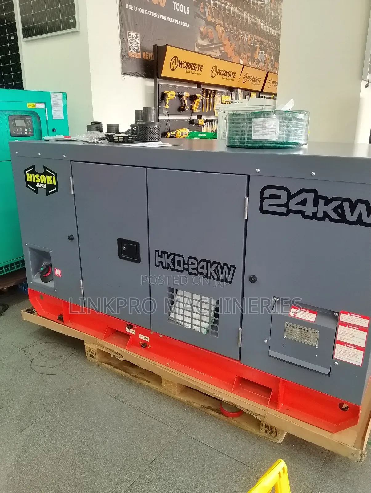 30kva Hisaki Water Cooled Diesel Generator