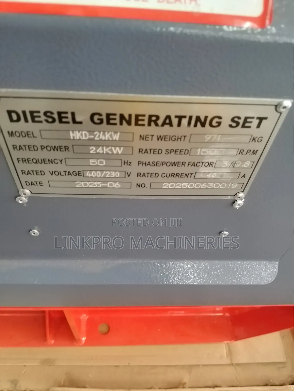30kva Hisaki Water Cooled Diesel Generator