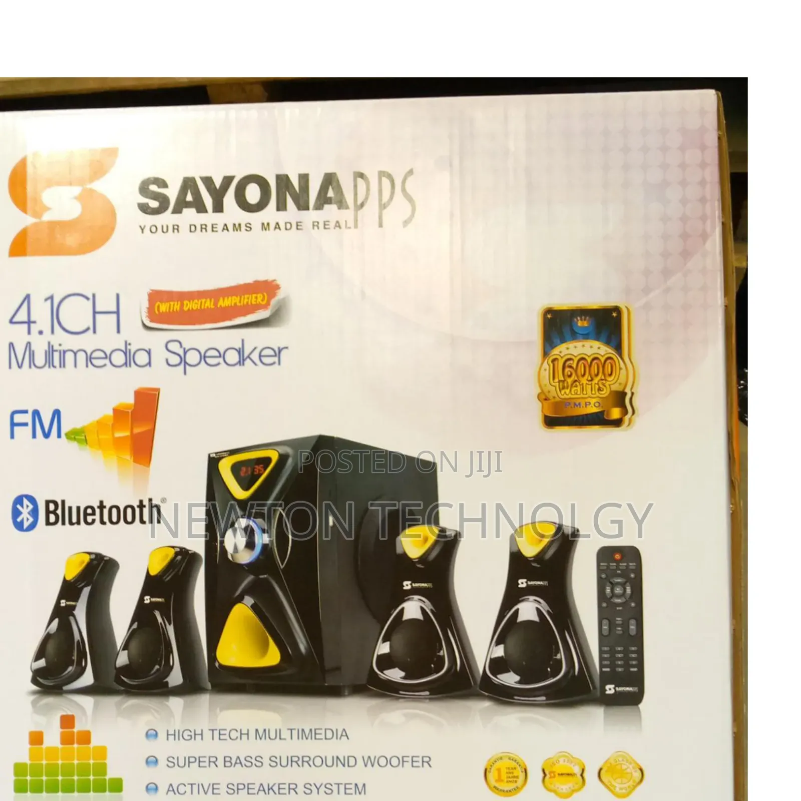 *Sayona 4.1 Woofer 1149 Home Theater System