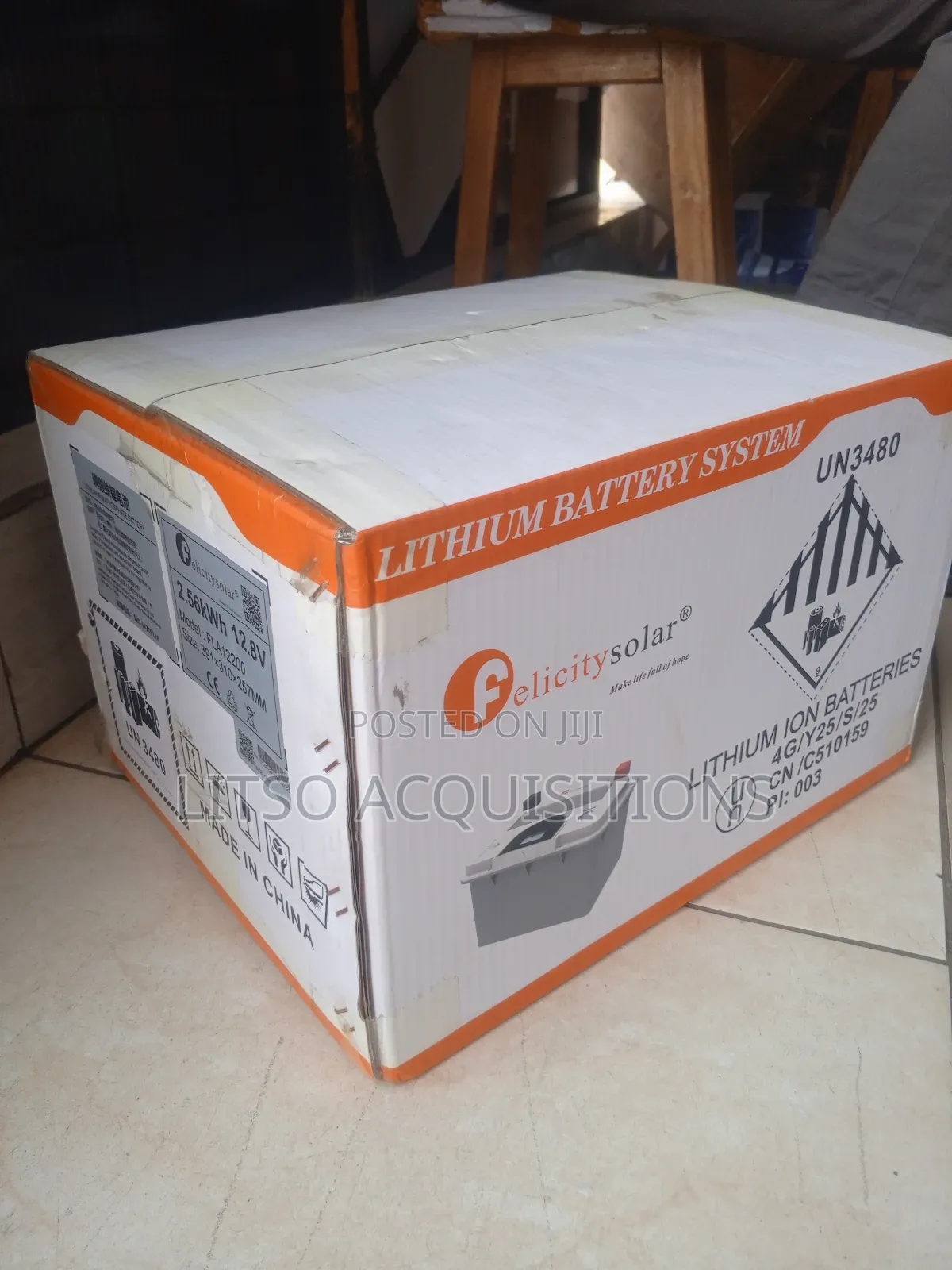 2.56kw/H 12.8v Lithium Battery (Felicity)