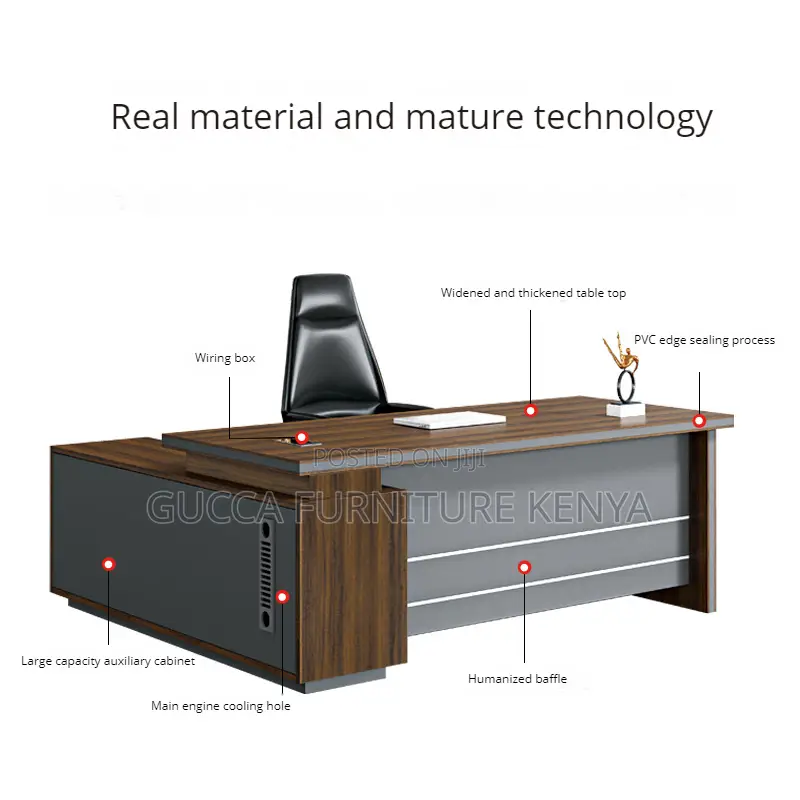1800mm Manager Executive L-shaped Desk