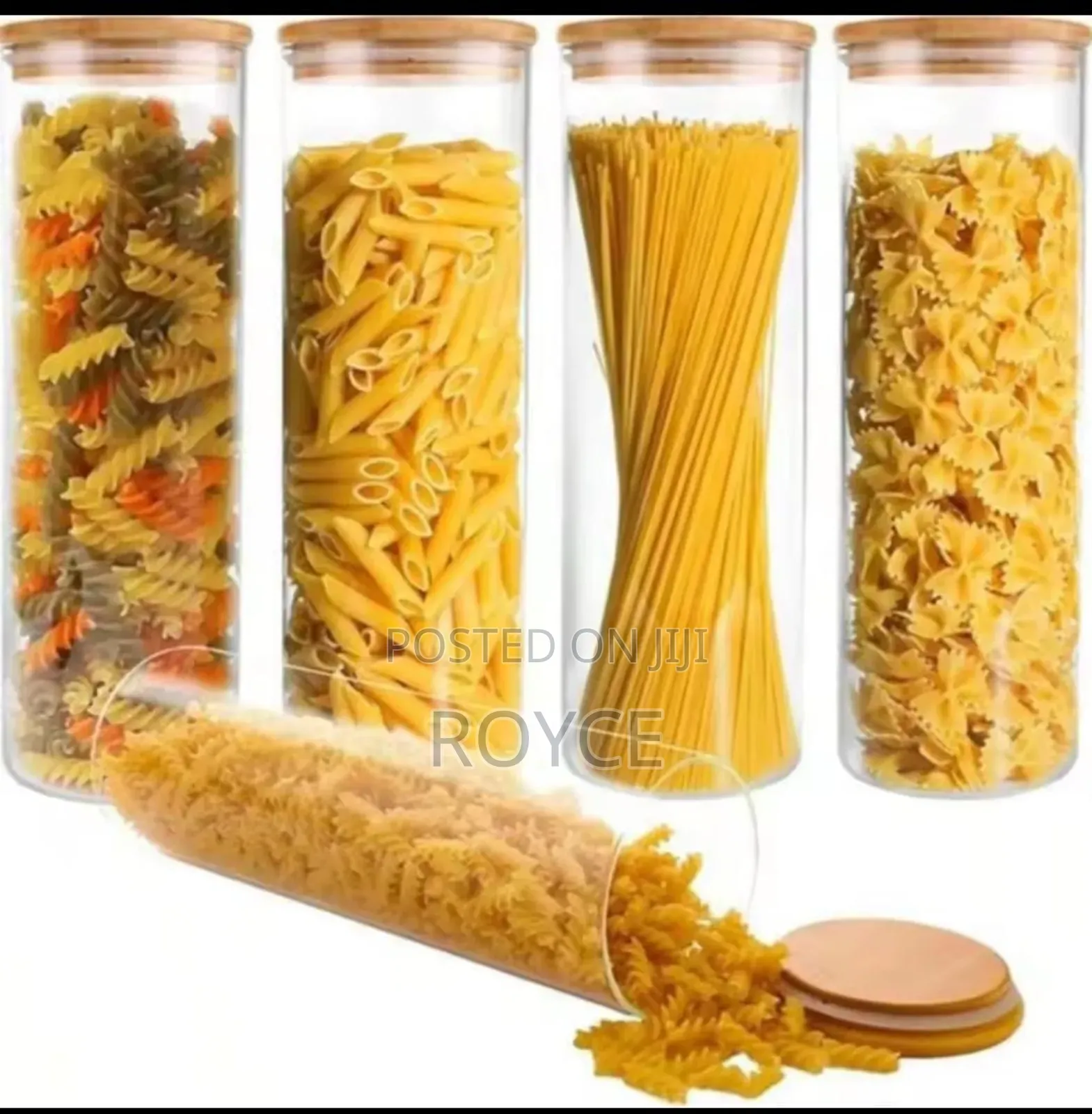 2000ml Glass Cereal / Spaghetti Container