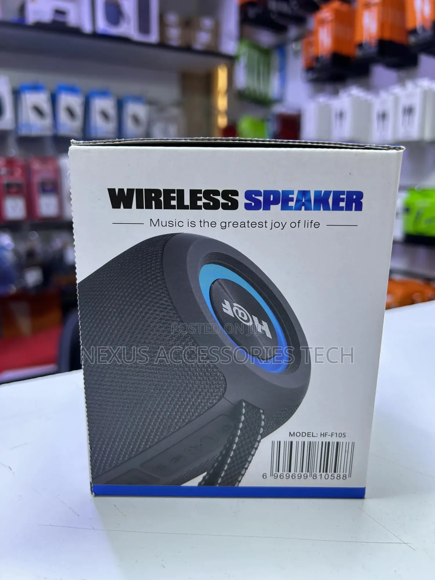 H at F Hf-F105 Bluetooth Speaker – Portable, Loud Clear Sound