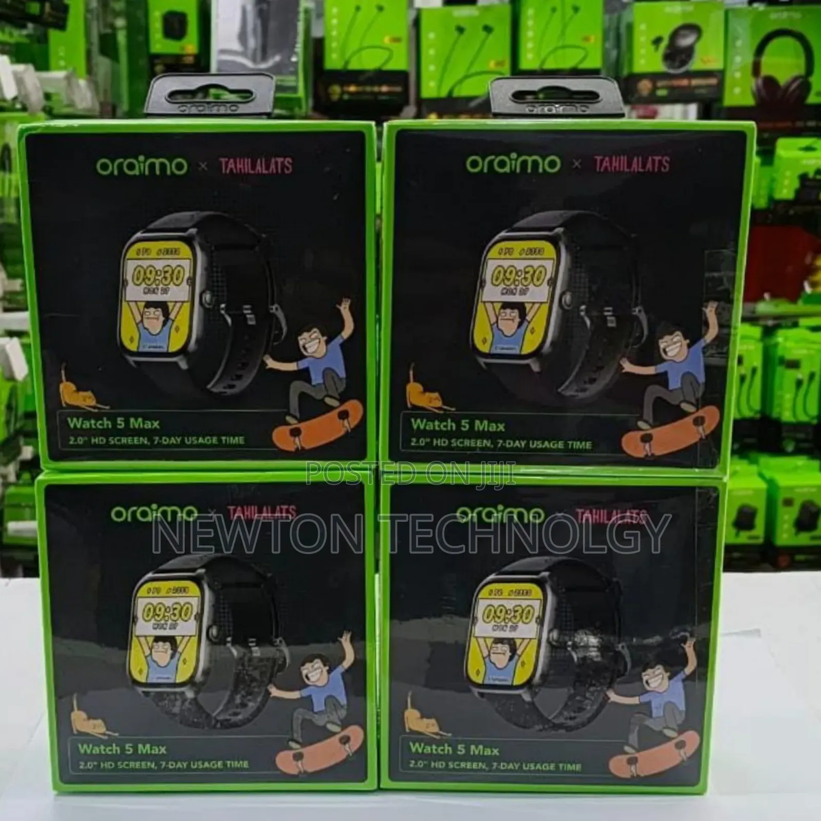 Oraimo *Watch 5 Max* Osw-804 Wireless Hd in Calls Smart Watch