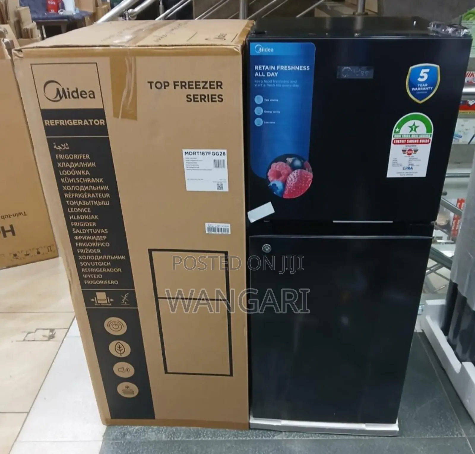 Brand New Midea 127litres Refridgerator