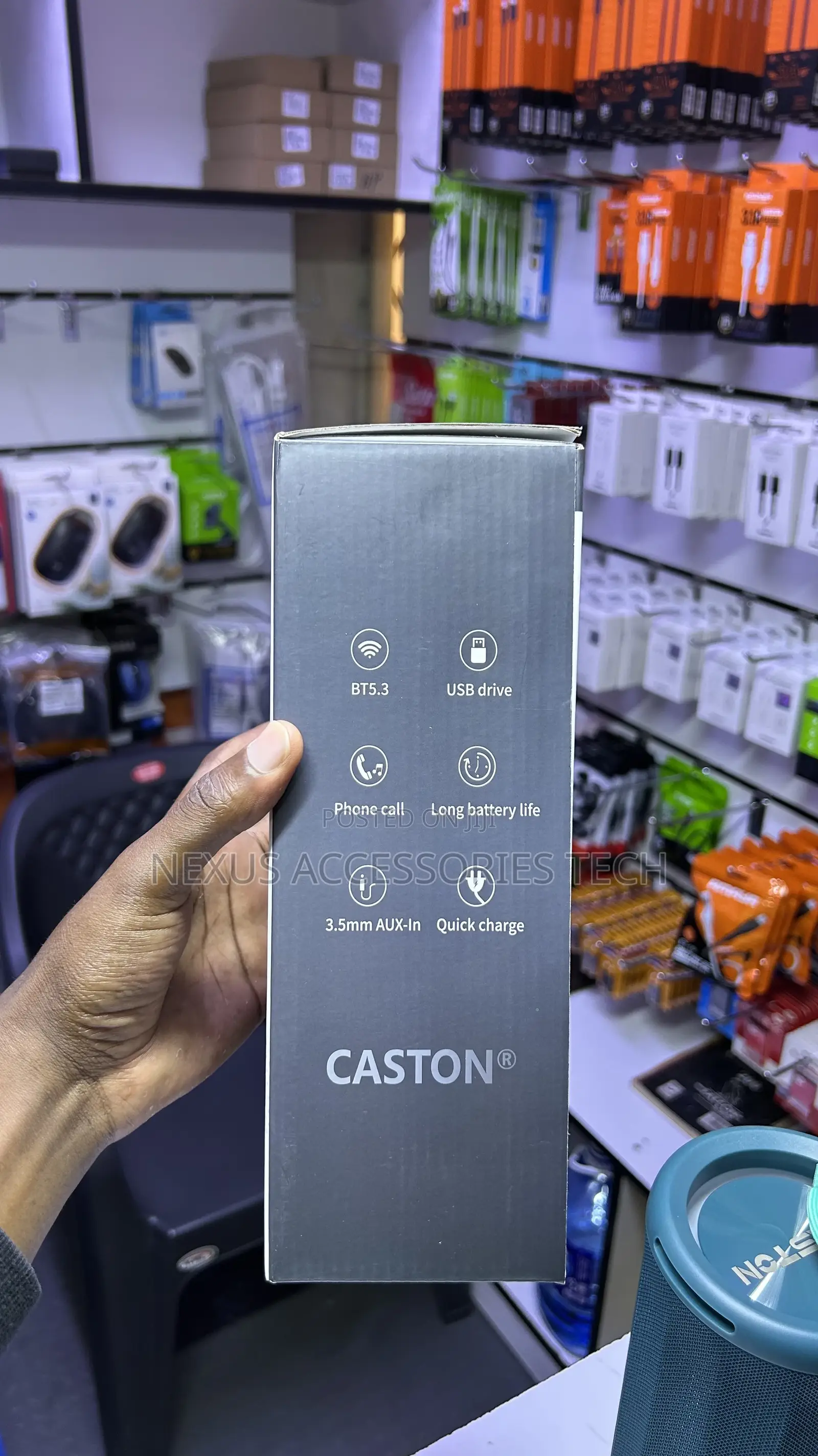 Caston St-H40 20w Bluetooth Speaker – Loud Bass, Portable Stylish