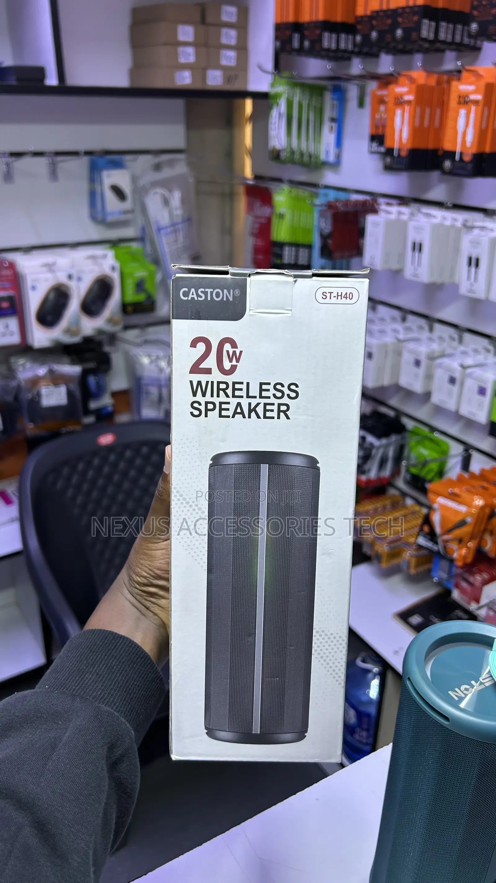 Caston St-H40 20w Bluetooth Speaker – Loud Bass, Portable Stylish