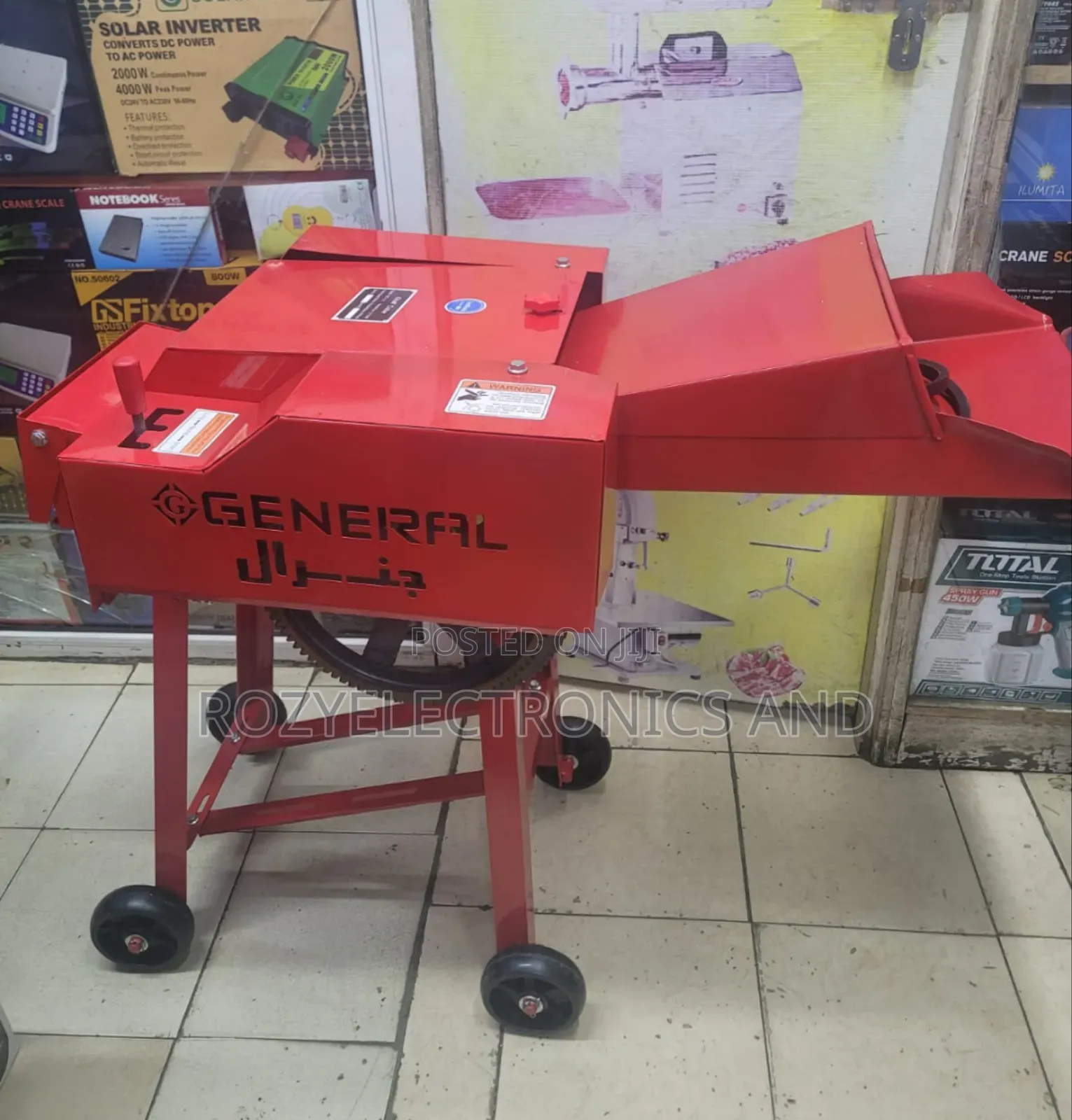 Animal Feed Chopper With 3 Hp Motar