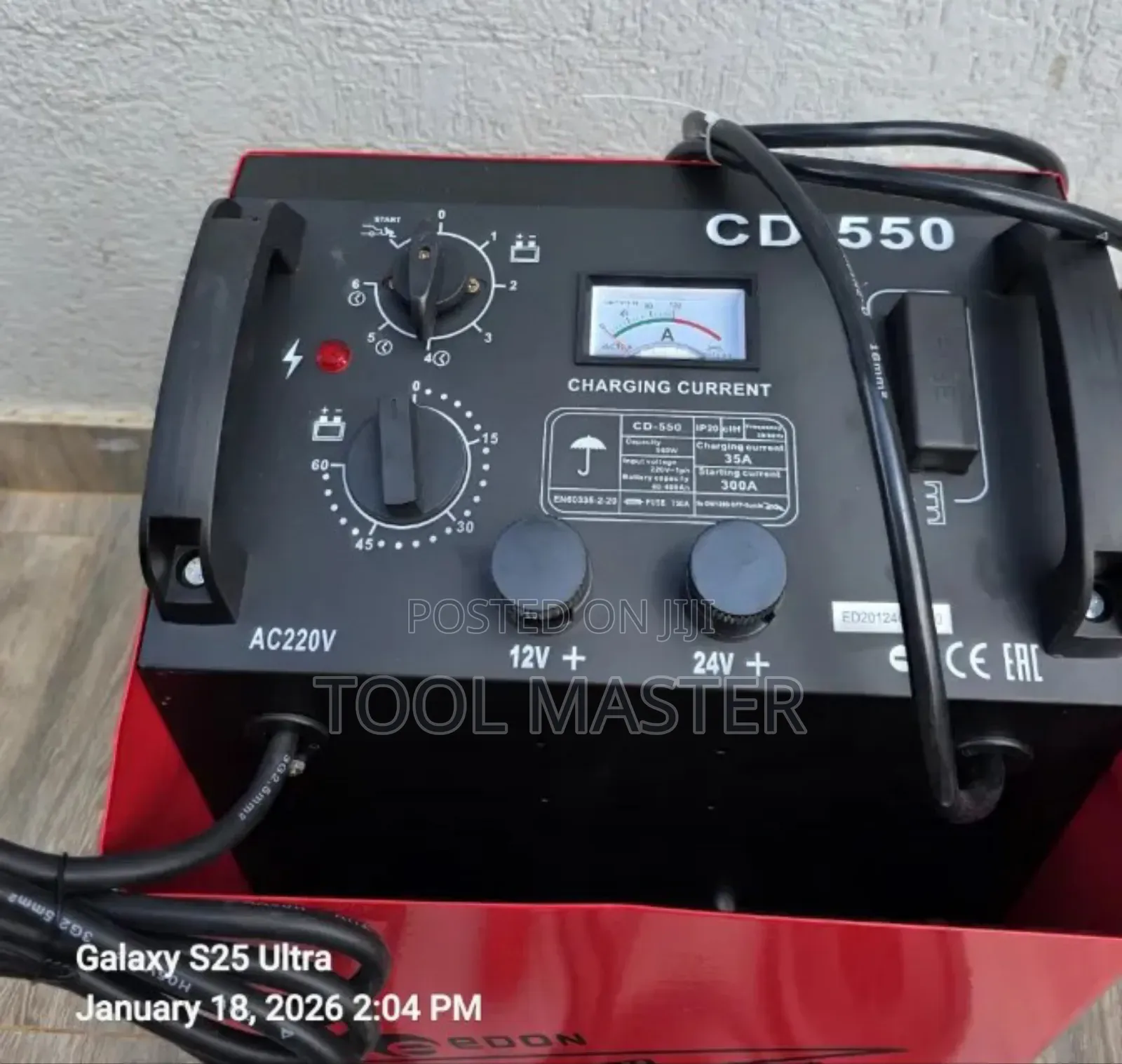 Edon 550a Battery Charger /Edon 12v/24v Battery Charger