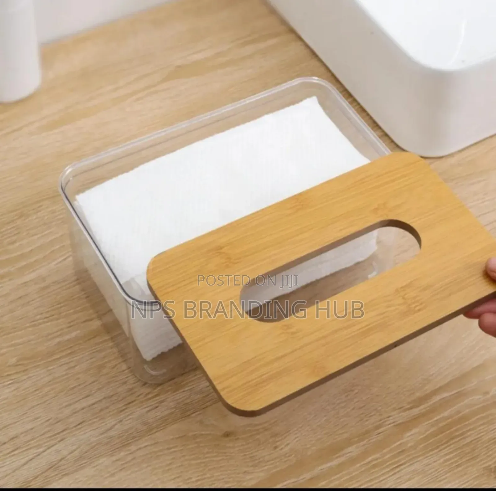 Acrylic Serviette Holder Clear Nm