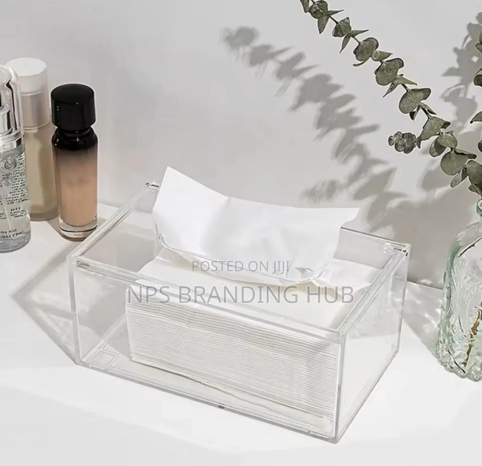 Acrylic Serviette Holder Clear Nm