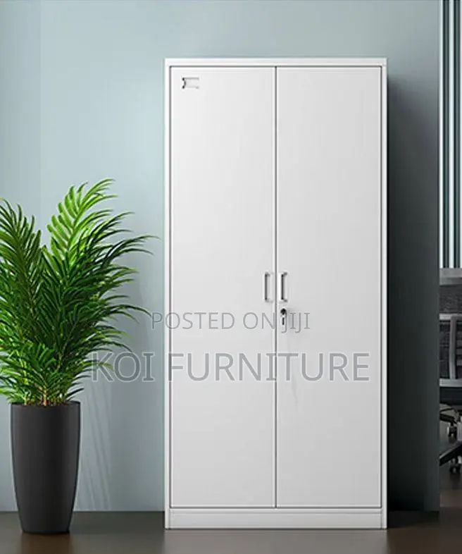 Office Cabinet : Two-Door Filing Steel Wardrobe Cabinet